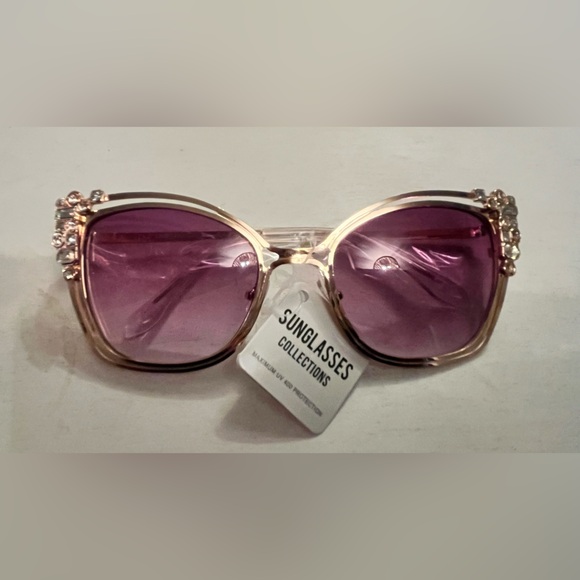 Large frame studded sunglasses - Picture 3 of 4